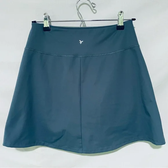 Old Navy Women's Extra High-Rise Go-Dry Powersoft Skort in Teal Blue Size Small - Picture 4 of 10